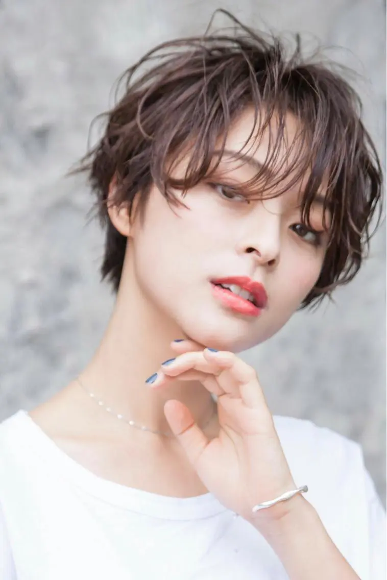 ショート カラー パーマ ハンサムショート ショートヘア ☕️ベージュカラー 内藤光哉☕️のヘアスタイル