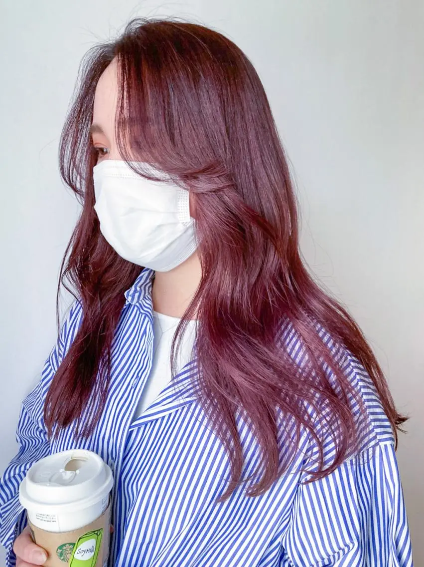 セミロング カット ヘアカラー トリートメント ITbyALBUM 藤沢店のヘアスタイル