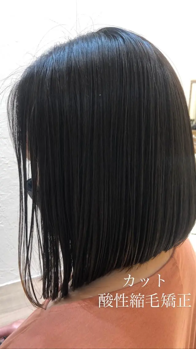 ショート パーマ 縮毛矯正/髪質改善/ 艶髪ササキナツミのヘアスタイル