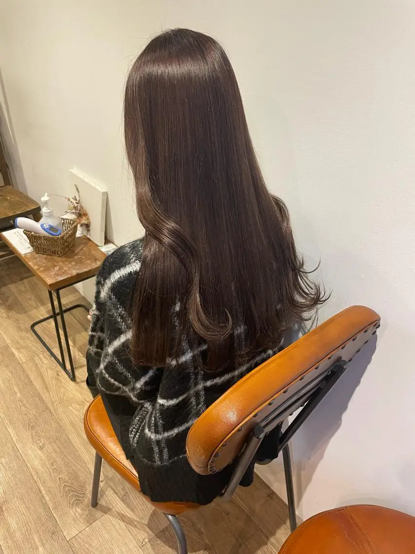 ロング カラー ヘアアレンジ ヘアカラー トリートメント coco♡ 韓国hairのヘアスタイル