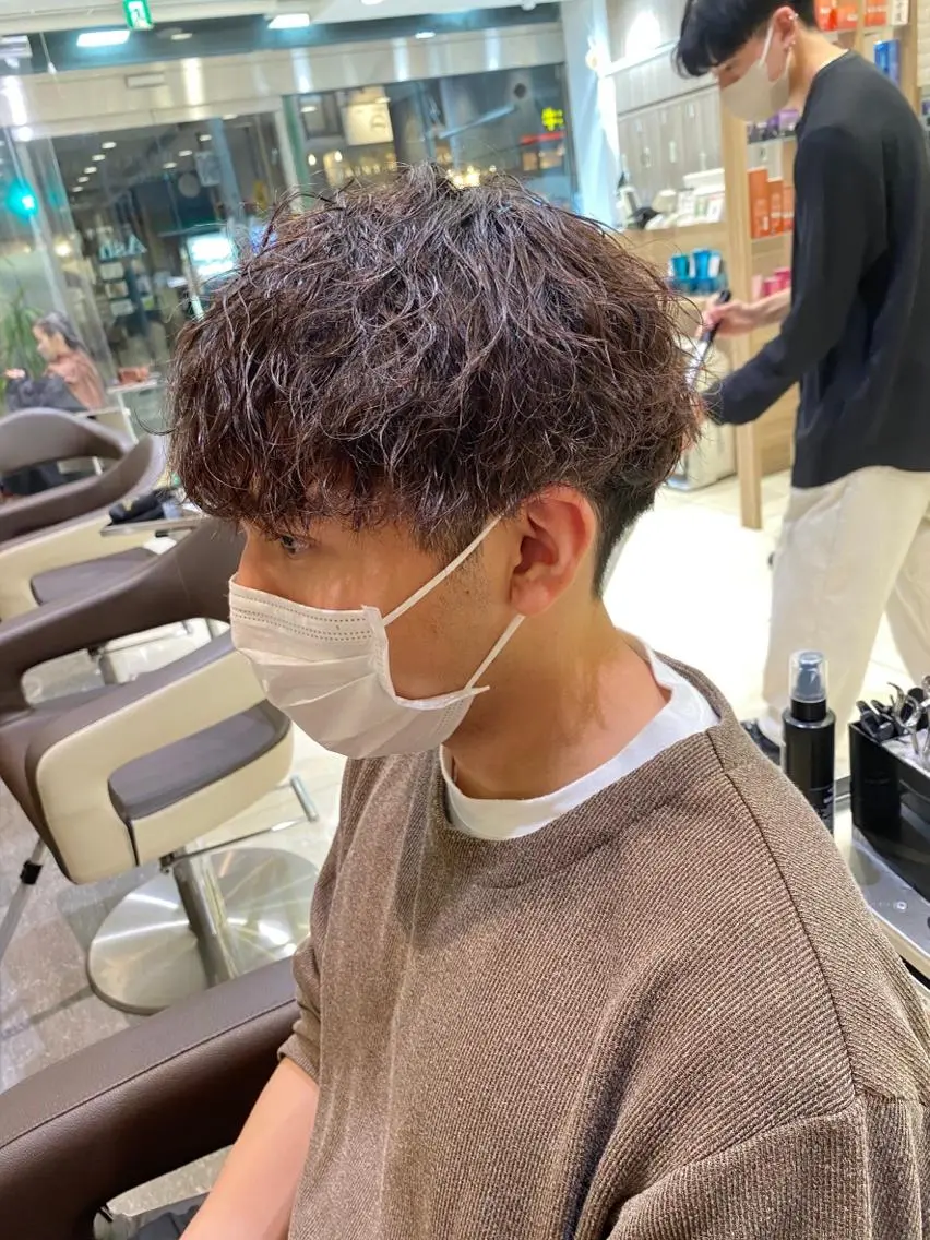 パーマ メンズ メンズパーマ ツイストスパイラルパーマ スパイラルパーマ カルマ・ニュアンス/ 縮毛/レイヤーaoiのヘアスタイル