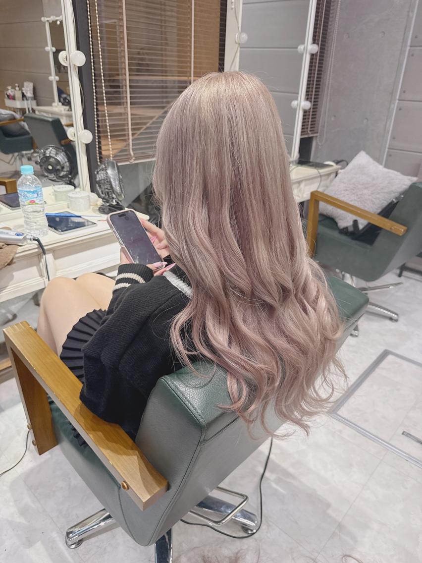 ロング カラー 🪐原宿/ハイトーン /デザインカラー🪐のヘアスタイル