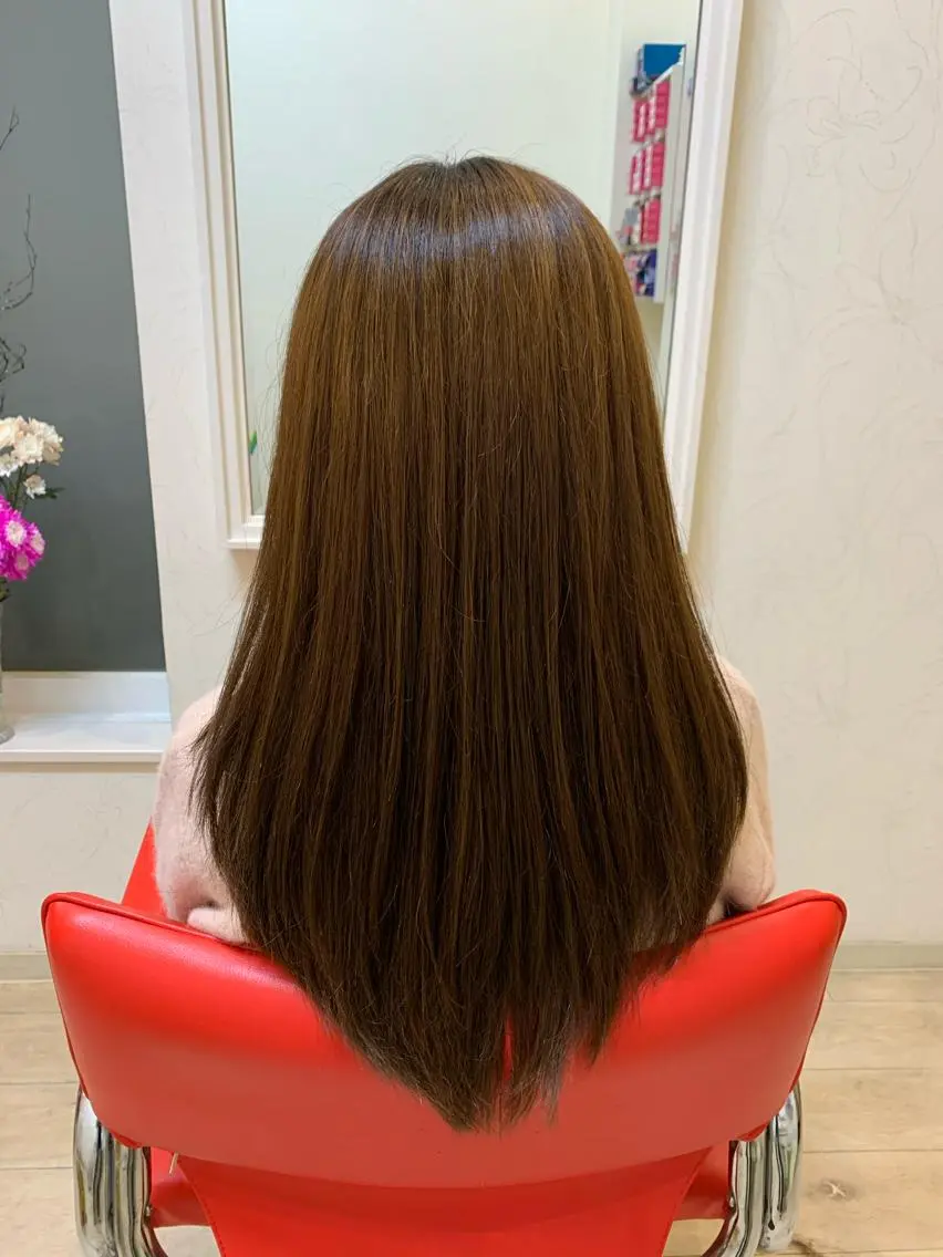ロング 岡本 幸法のヘアスタイル