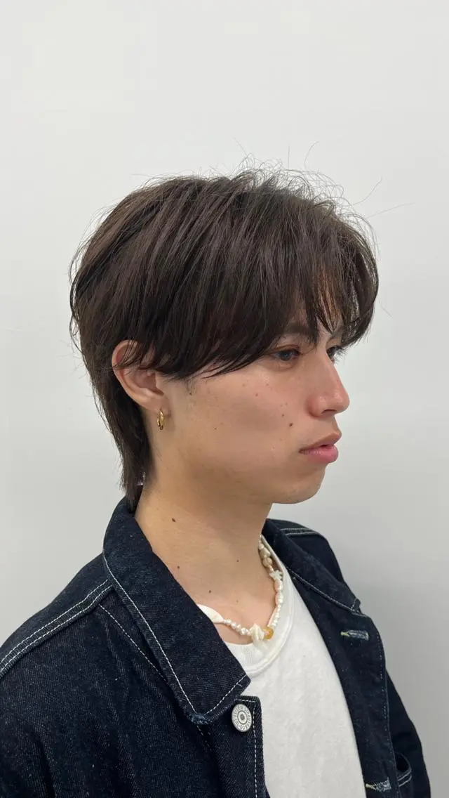 ミディアム パーマ メンズ ヘアセット 🎖️垢抜けヘア 🎖️美容師のヘアスタイル