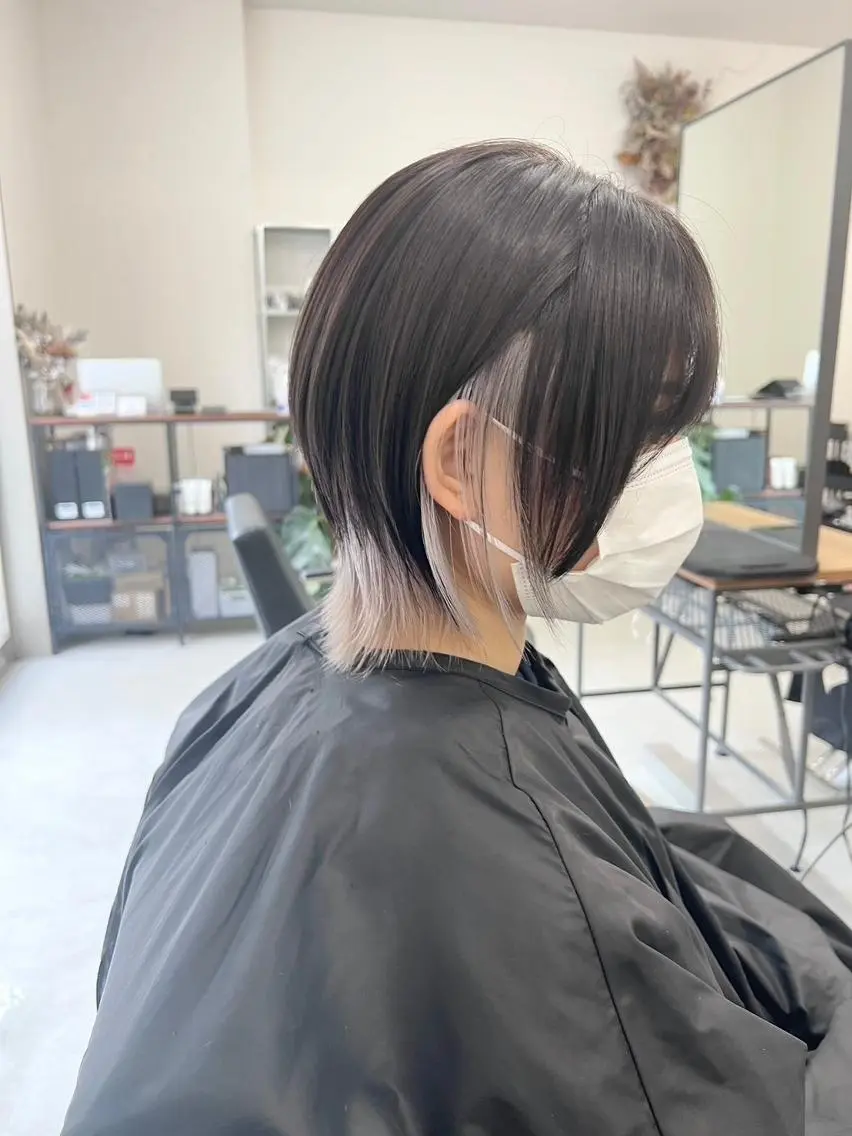 カラー ブリーチソムリエ認定 梅田茶屋町Eir辻のヘアスタイル