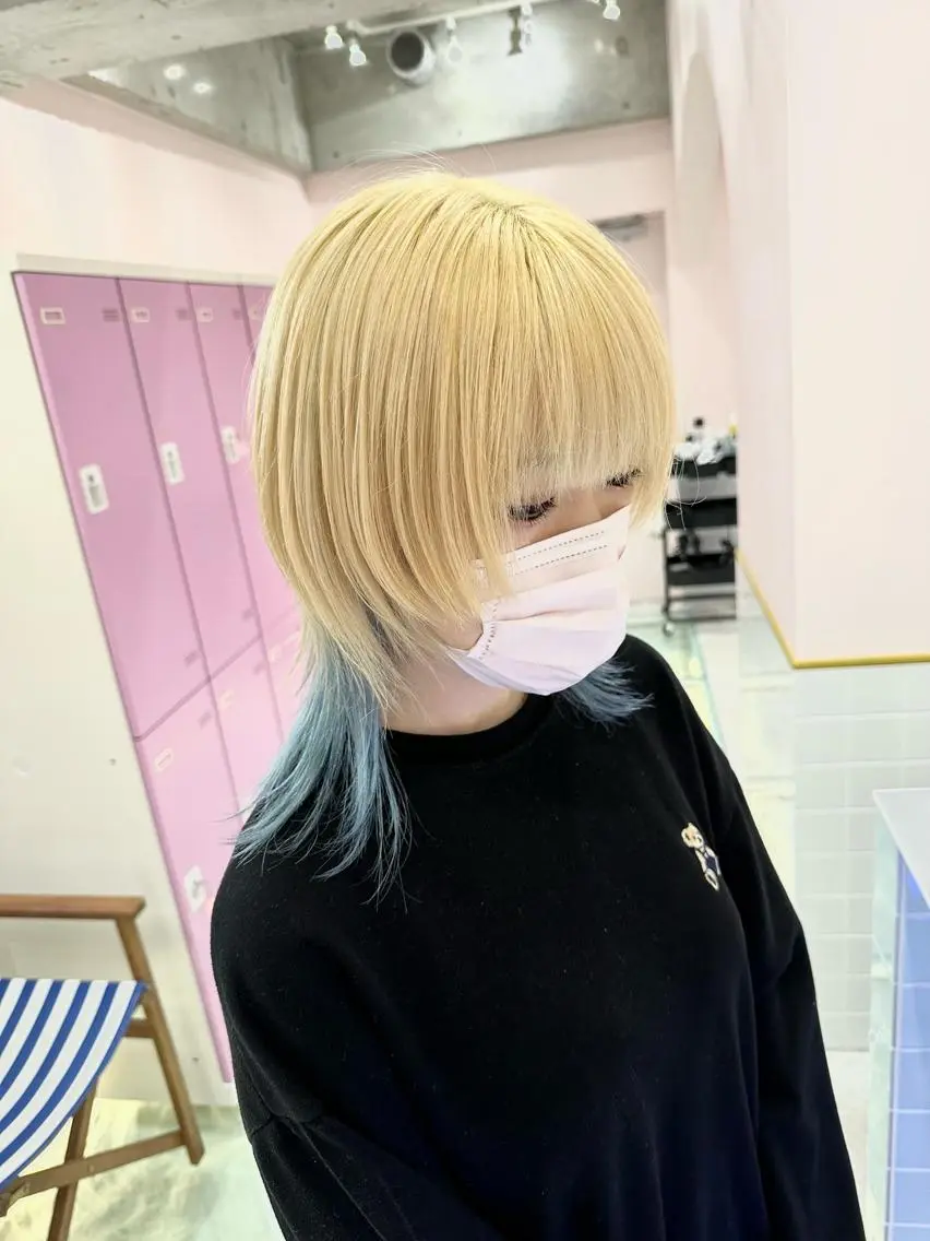 セミロング カラー カット ヘアカラー トリートメント ヘアセット 🫧tatsuki 🫧“lot 横浜“のヘアスタイル