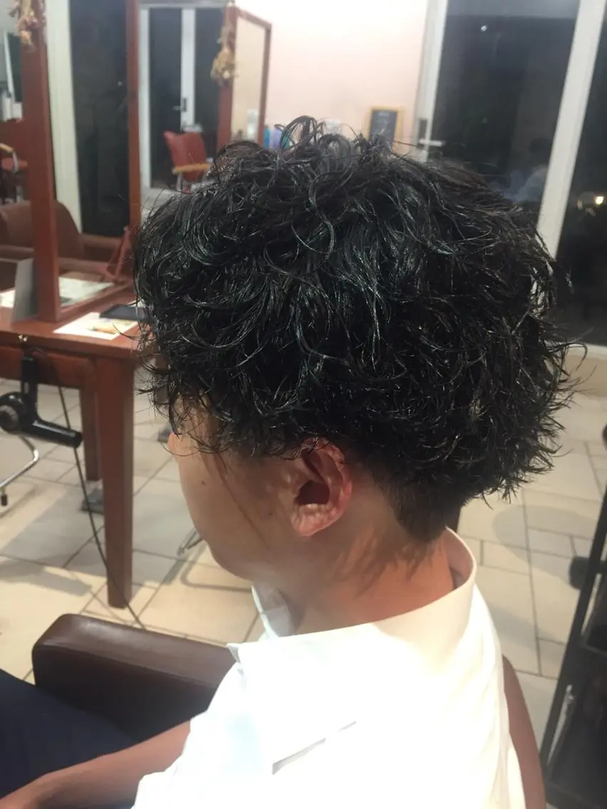 カラー パーマ ヘアアレンジ メンズ メンズパーマの巨匠 鈴木純のヘアスタイル