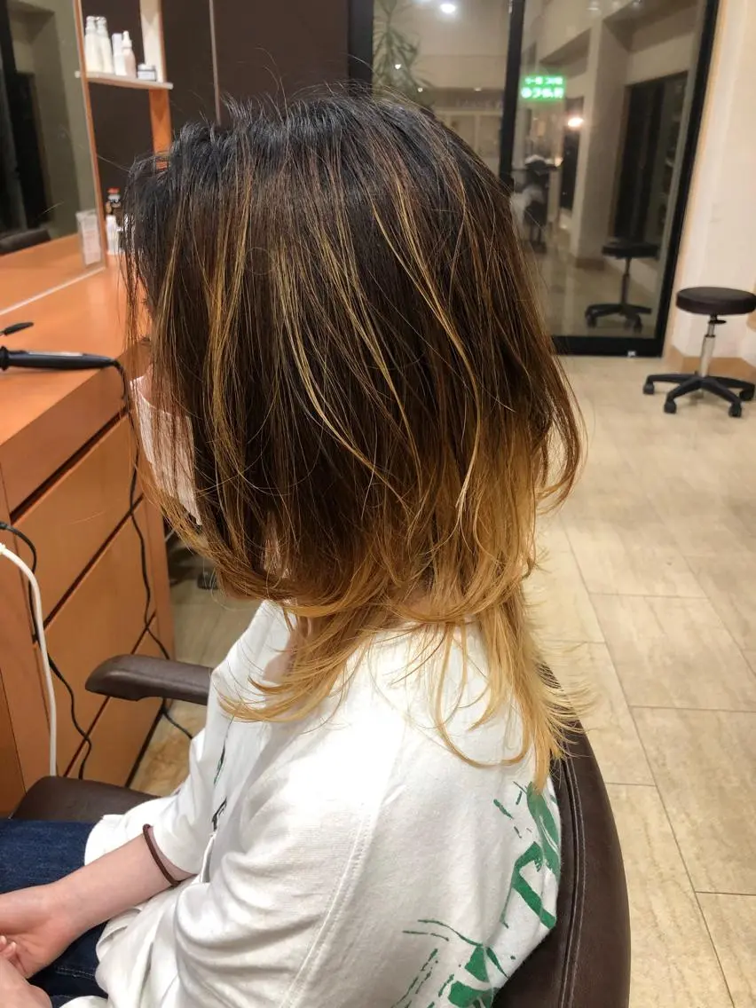 ミディアム ウルフカット カット 仕上がり満足度 No.1池田篤史のヘアスタイル