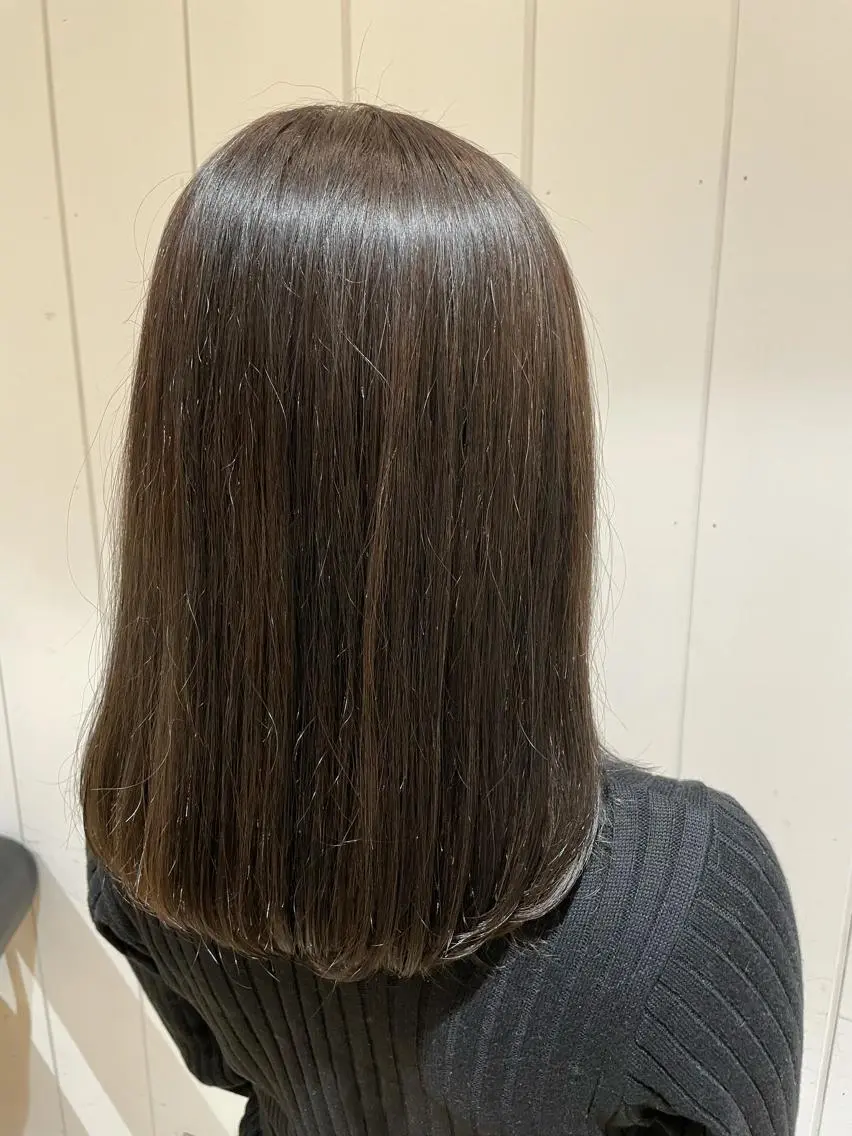 ミディアム ボブカット 佐々木 祐太のヘアスタイル