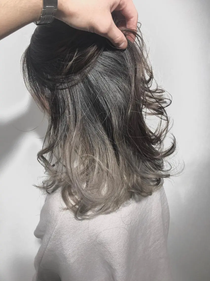セミロング カラー 【tejina】 ochiのヘアスタイル