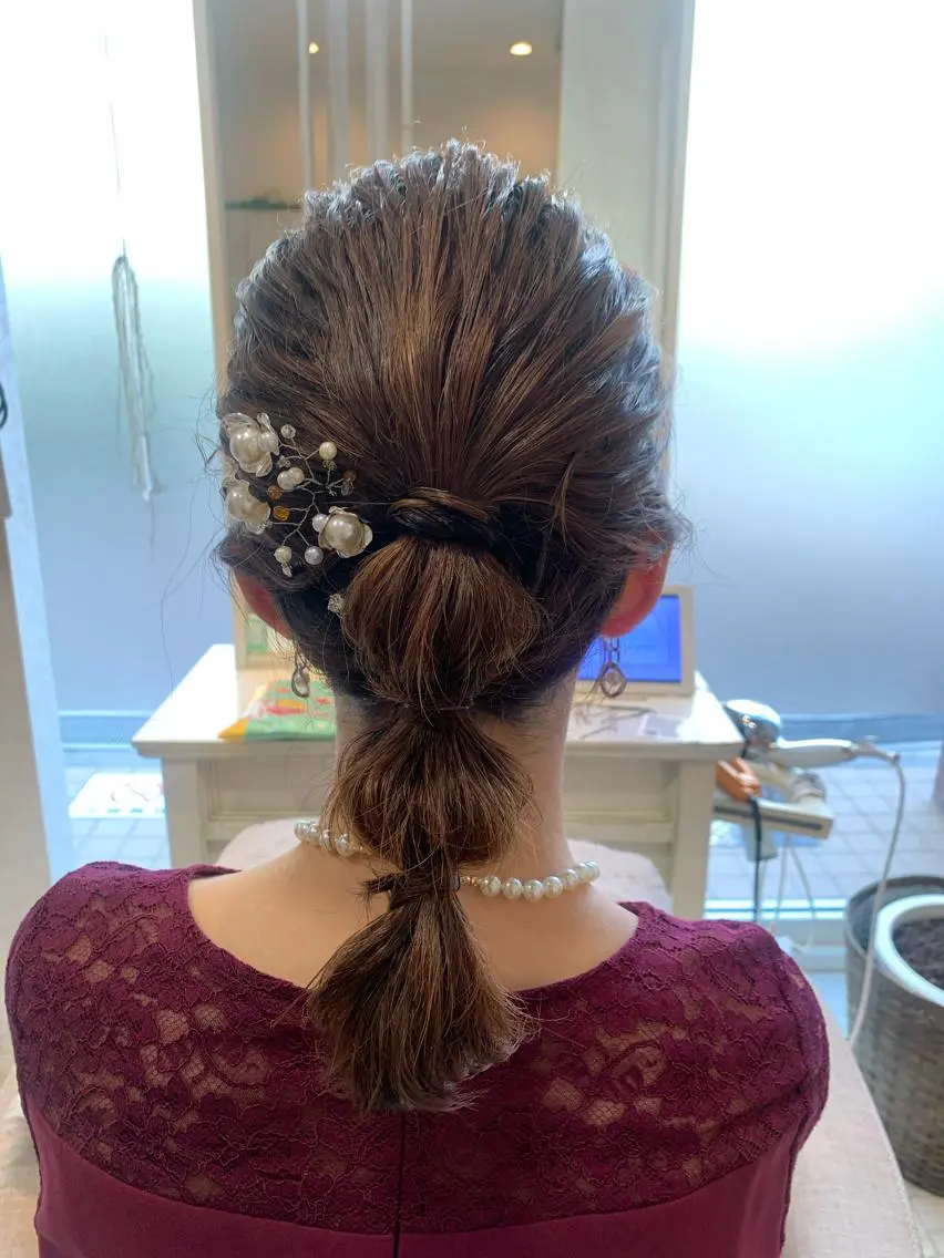 ミディアム ヘアアレンジ period. ほりはるかのヘアスタイル