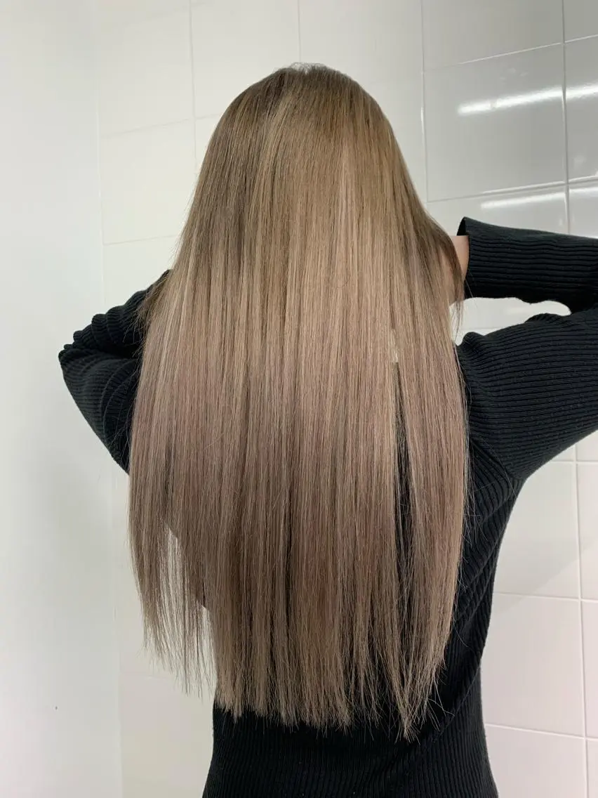ロング カラー ヘアカラー トリートメント エクステ とも🏆プルエクステ /髪質改善🏆渋谷のヘアスタイル