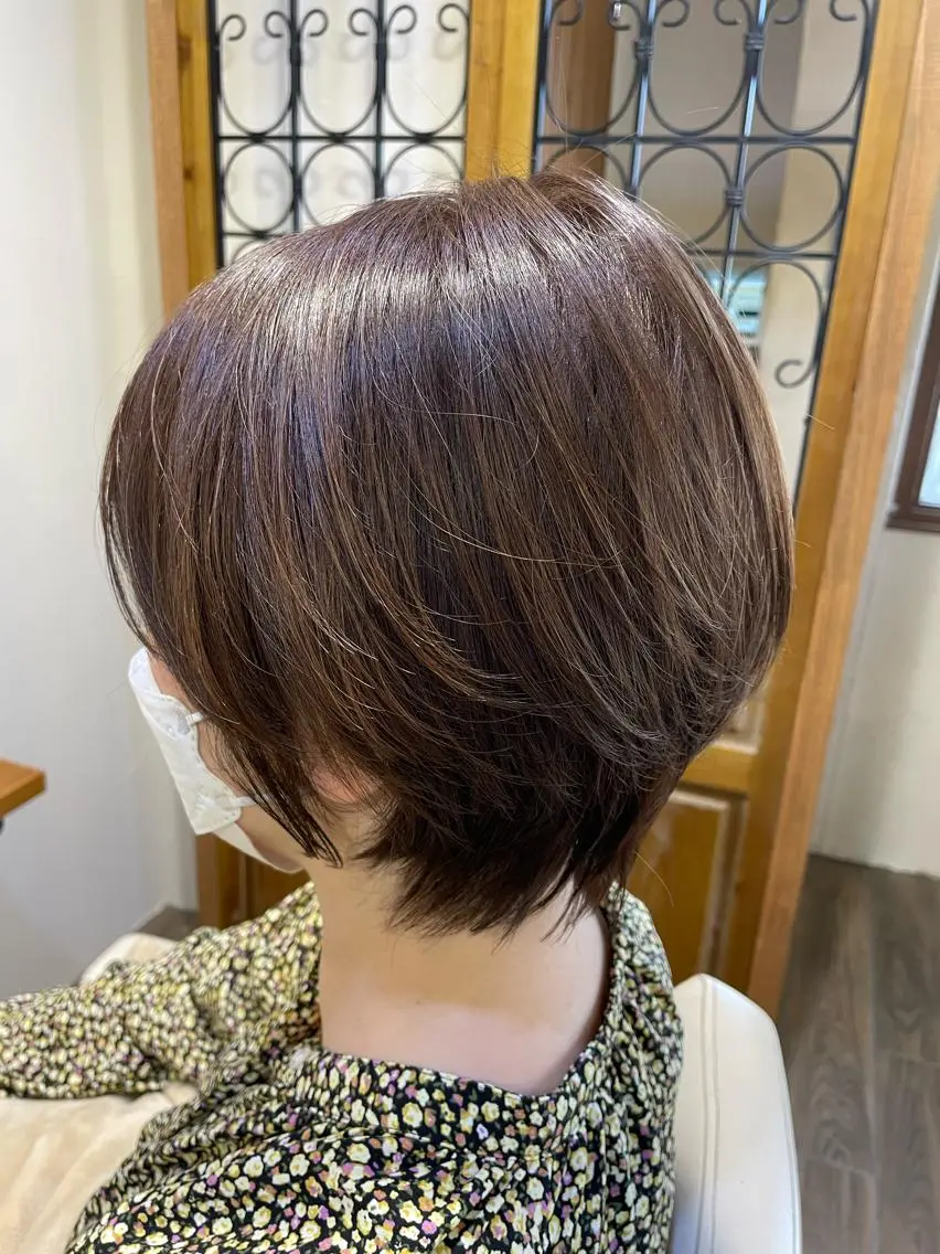 ショート ショートヘア 山木 裕子のヘアスタイル