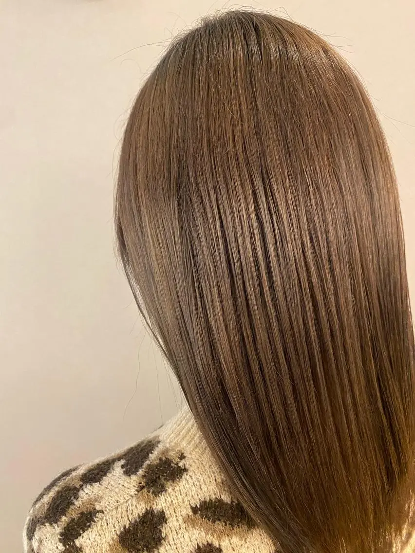 ミディアム unopulir 景山 凌のヘアスタイル