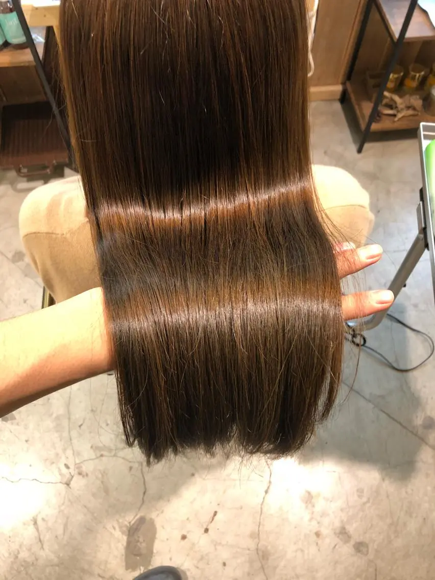 ロング カラー 髪質改善 トリートメント 舘野 太嘉宏のヘアスタイル