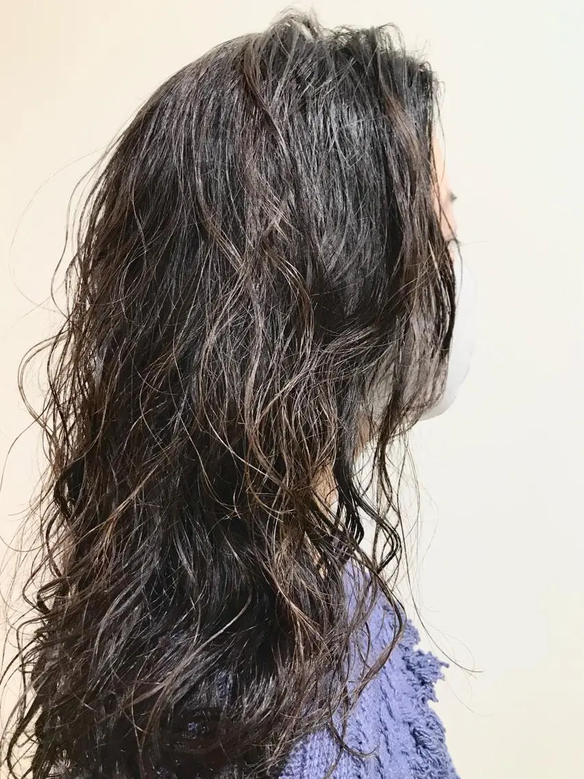 セミロング カラー パーマ カット ヘアカラー パーマ トリートメント レイヤー/似合わせ TAKUYAのヘアスタイル