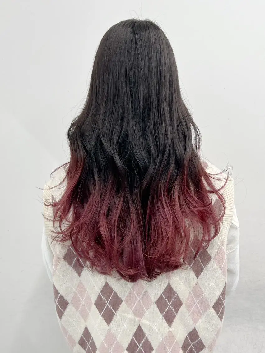 カラー ロング ショートボブ ブリーチ ケアブリーチ ダブルカラー イルミナカラー 【公式】amble luxe池袋東口🩷のヘアスタイル