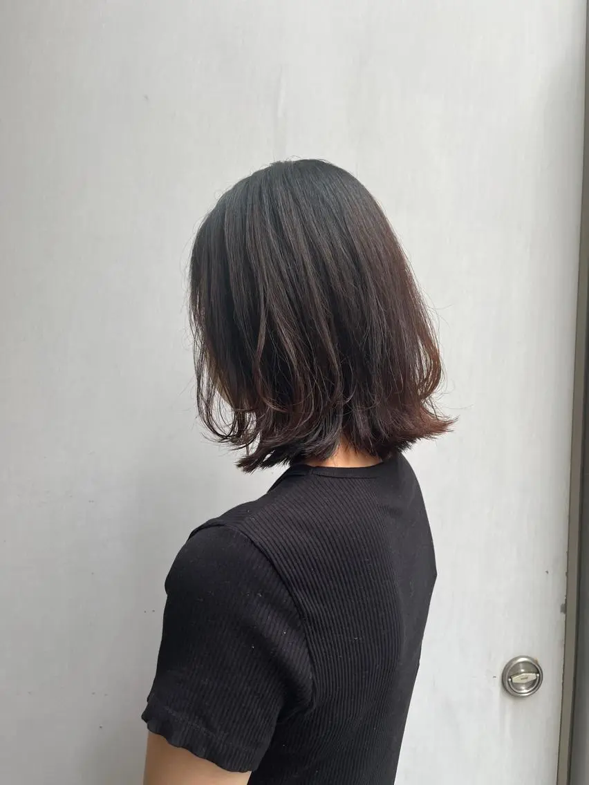 ミディアム 韓国好き🇰🇷 美容師MIKUのヘアスタイル