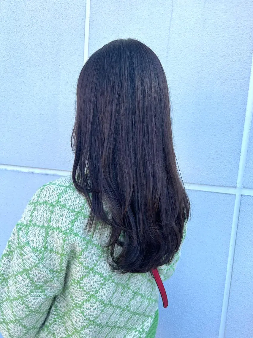 ロング カラー カット ヘアカラー 松坂 真衣のヘアスタイル