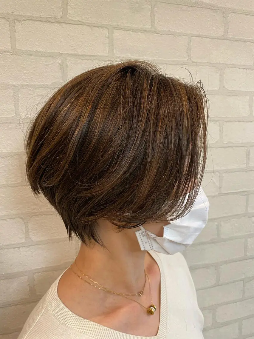 ショート ハイライト ショートヘア ✨🐣小池 ひな🐣✨のヘアスタイル