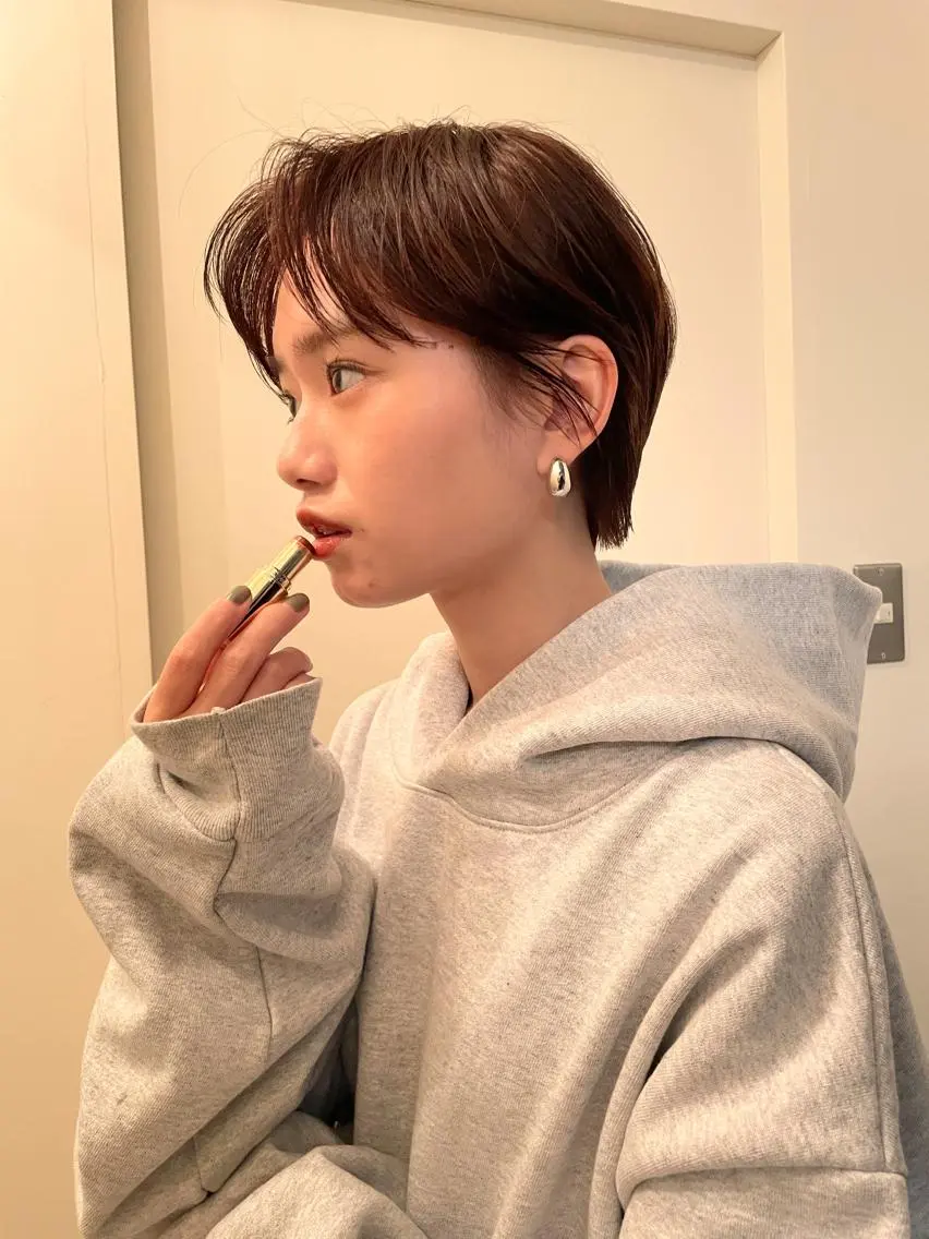ショート ショートヘア カット パーマ トリートメント コスメパーマ 佐藤　諒のヘアスタイル