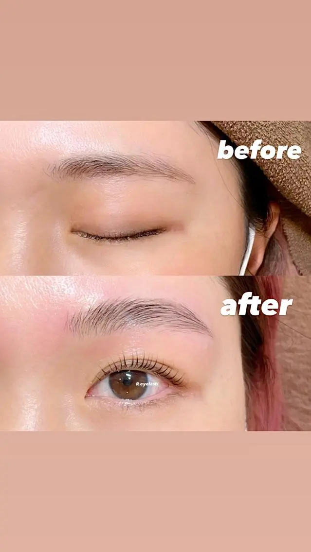 セミロング カラー パーマ ヘアアレンジ メンズ キッズ ネイル マツエク・マツパ アイブロウ 𝑹 eyelashのマツエク・マツパデザイン