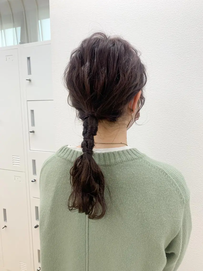 ロング ヘアアレンジ ポニーテール cirrus🕊 山縣あかりのヘアスタイル