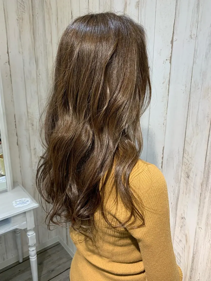 ロング カラー 心斎橋韓国ボブ 好原良真のヘアスタイル