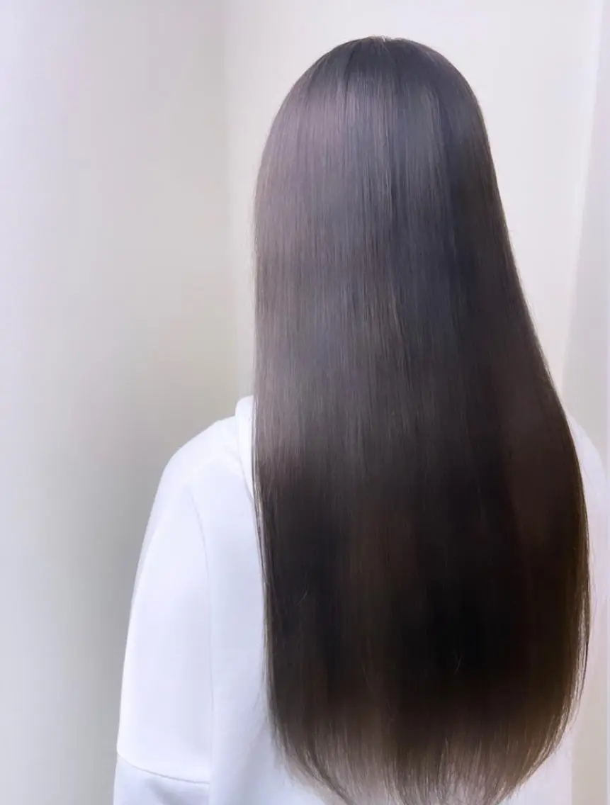 ロング カラー グレージュ 札幌ブリーチカラー/ ダブルカラー/ドイのヘアスタイル