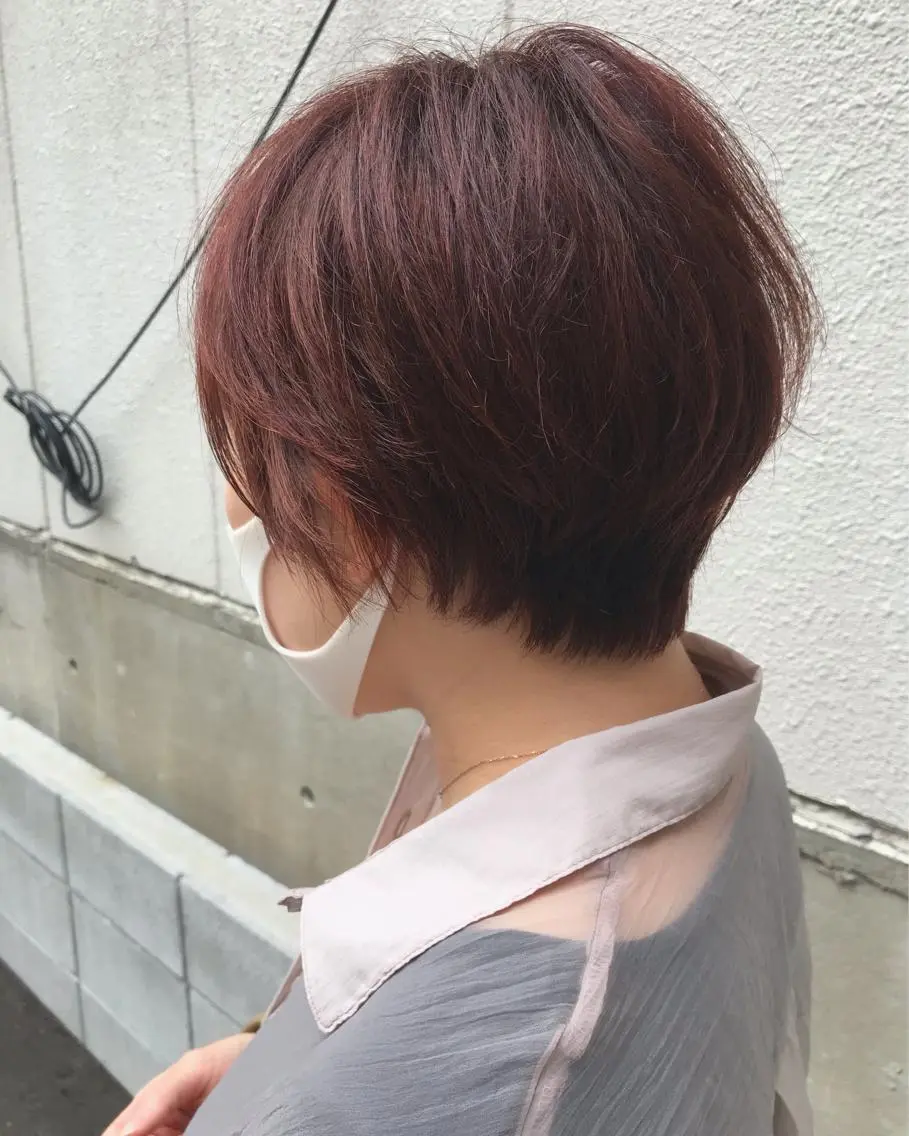 ショート カット ヘアカラー トリートメント ayane⭐️ボブ・ ショート・パーマのヘアスタイル