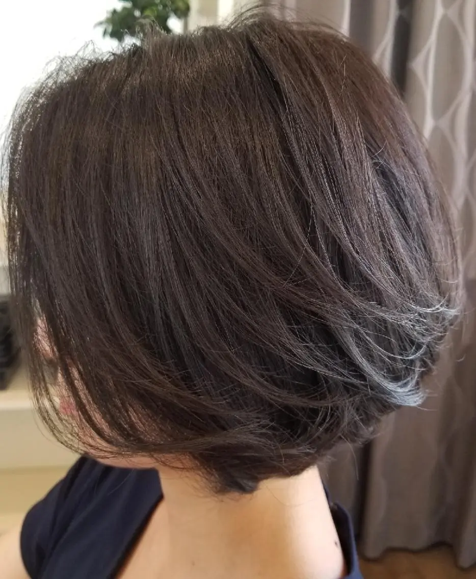 ショート カラー ボブ 松浦 正春のヘアスタイル