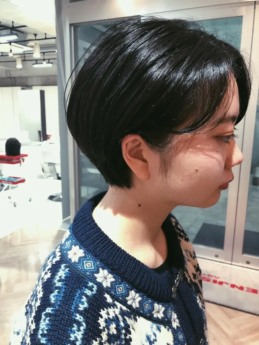ショート カット kaho.🌿 ショートヘア⭐️のヘアスタイル