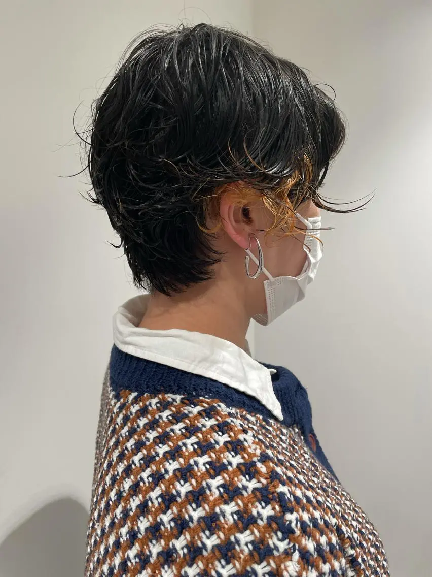 ショート パーマ 吉田一輝 外国人パーマのヘアスタイル