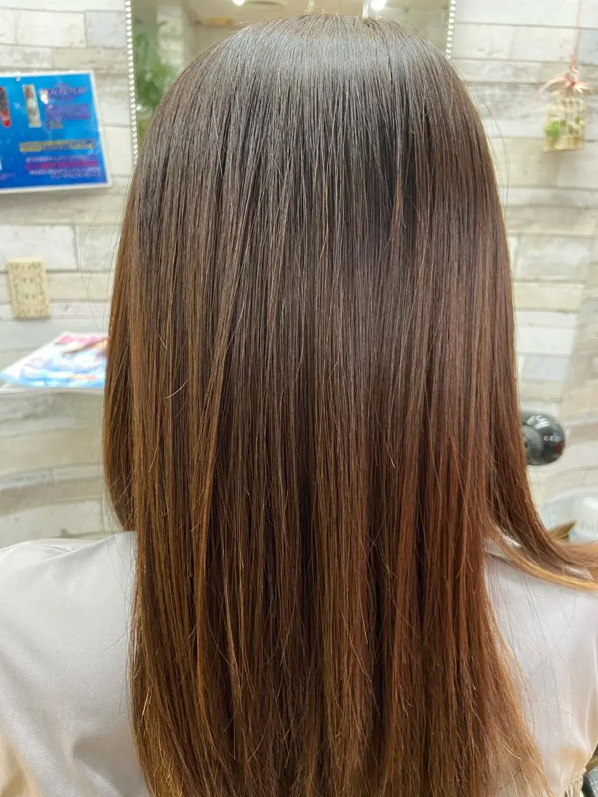 セミロング 大坪 拓斗のヘアスタイル