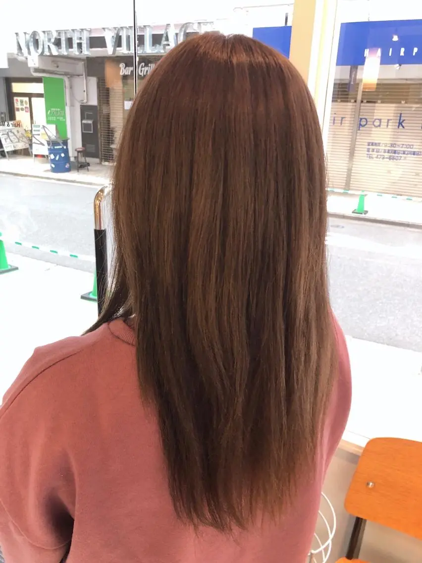 ロング カラー ベージュカラー ブラウンカラー ブラウンベージュ ヘアカラー 阿部 美咲のヘアスタイル