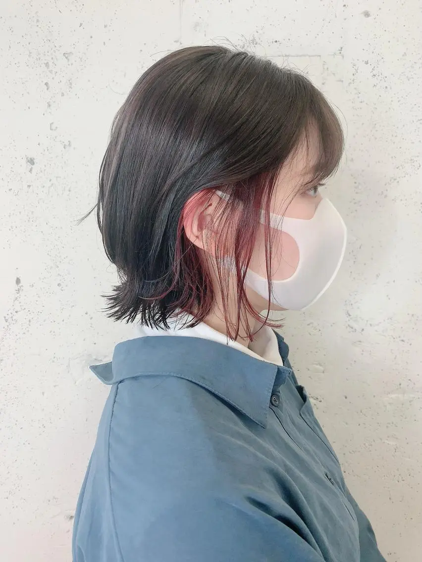 ショート カラー 透明感ハイトーン🦄 キラ🌈のヘアスタイル