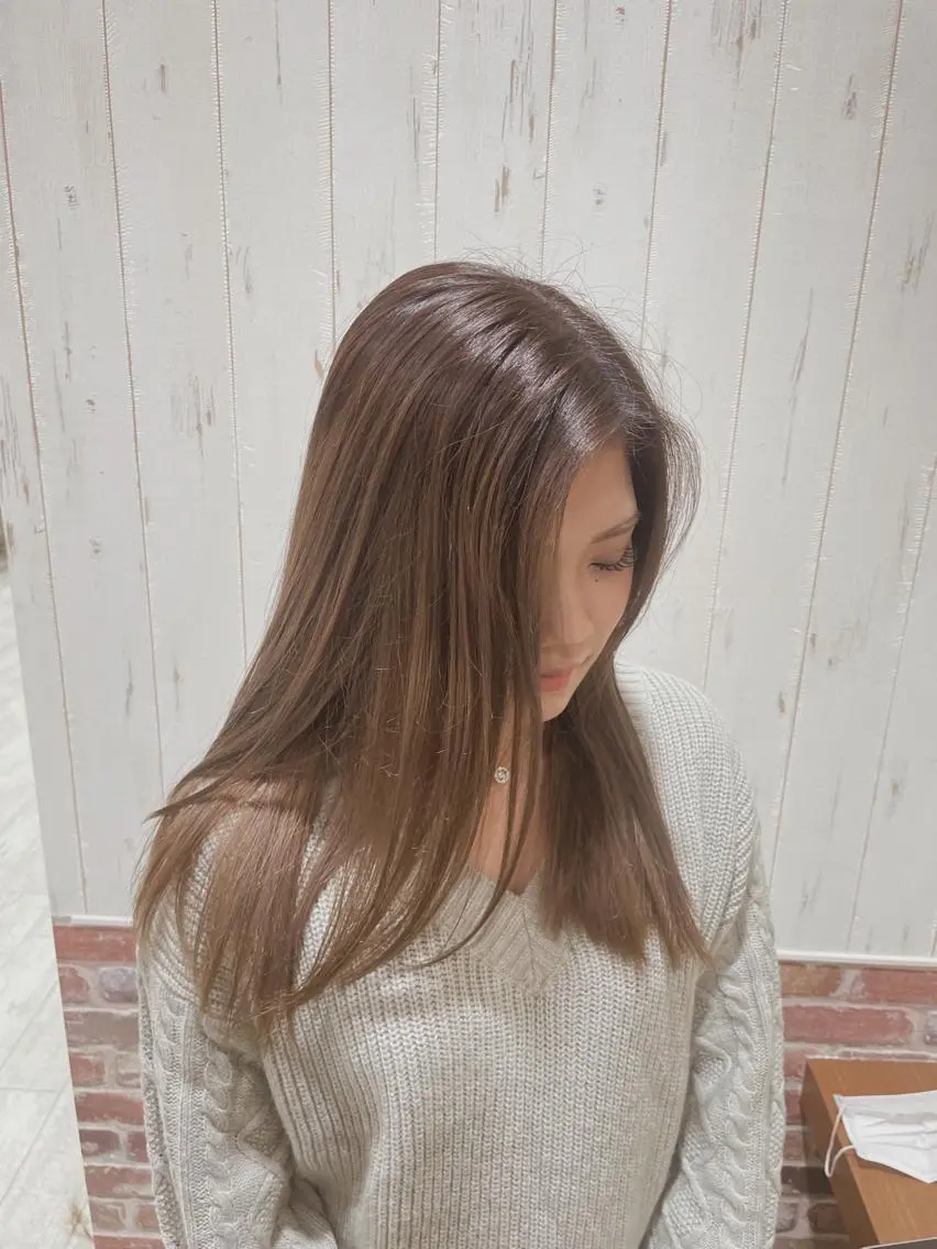 ロング カラー ブリーチ ケアブリーチ デザインカラー ダブルカラー ハイライトカラー FANスタイリスト Ⓜ️EIのヘアスタイル