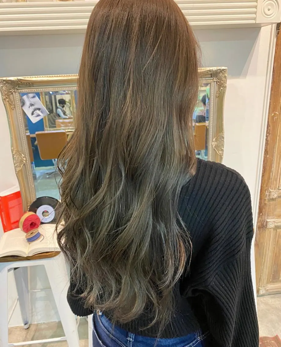 ロング カット ヘアカラー トリートメント メンズ特化 TAKUYAのヘアスタイル