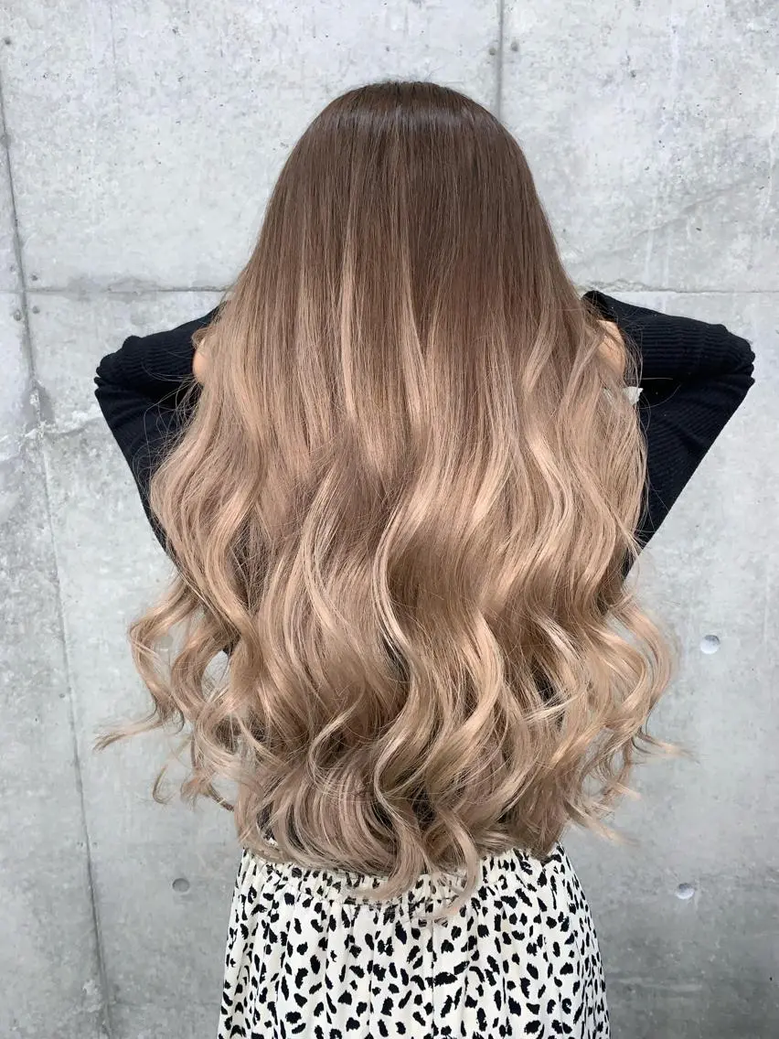 ロング 縮毛矯正 佐藤 まいらのヘアスタイル