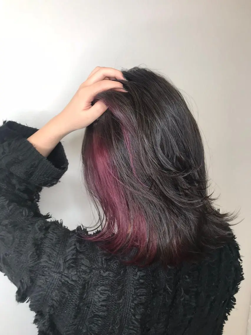 カラー カット ヘアカラー トリートメント 酸性ストレート/ブリ ーチなし/中村 匠のヘアスタイル