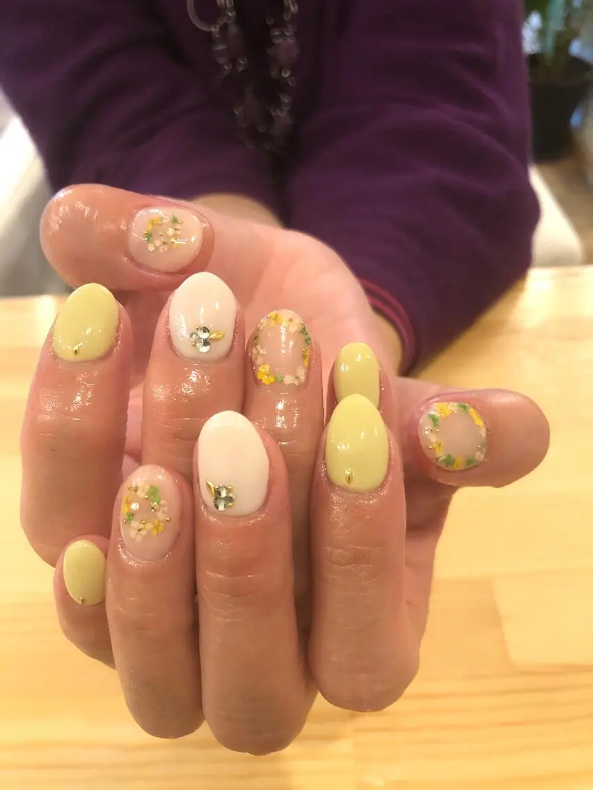 ネイル ハンドネイル NAIL Alaia 𓇼のネイルデザイン