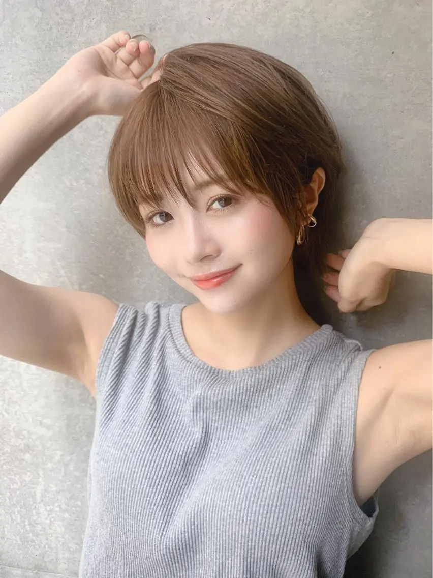 ショート カット ヘアカラー トリートメント ヘッドスパ 代表 吉澤弘哲のヘアスタイル