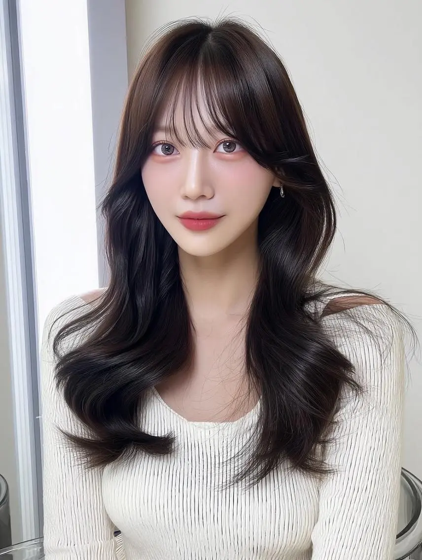 ロング カット トリートメント 髪質改善・縮毛矯正 💎ASUKAのヘアスタイル