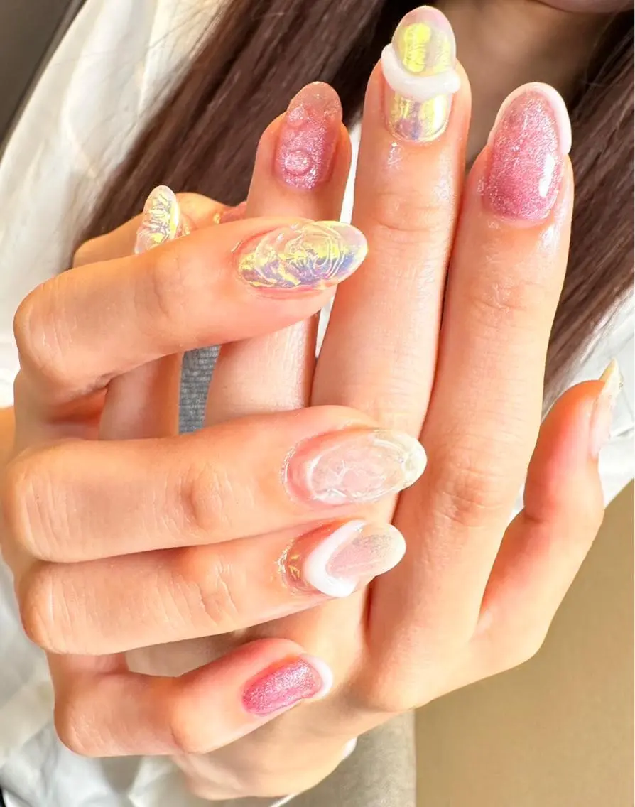 ネイル ニュアンスネイル ハンドネイル ハンドケア Atelier Ariのネイルデザイン