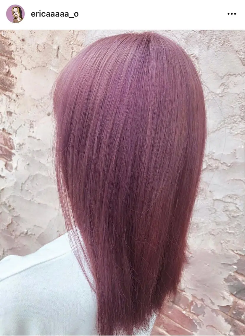 セミロング カラー 🩵小野 えりか🩷のヘアスタイル