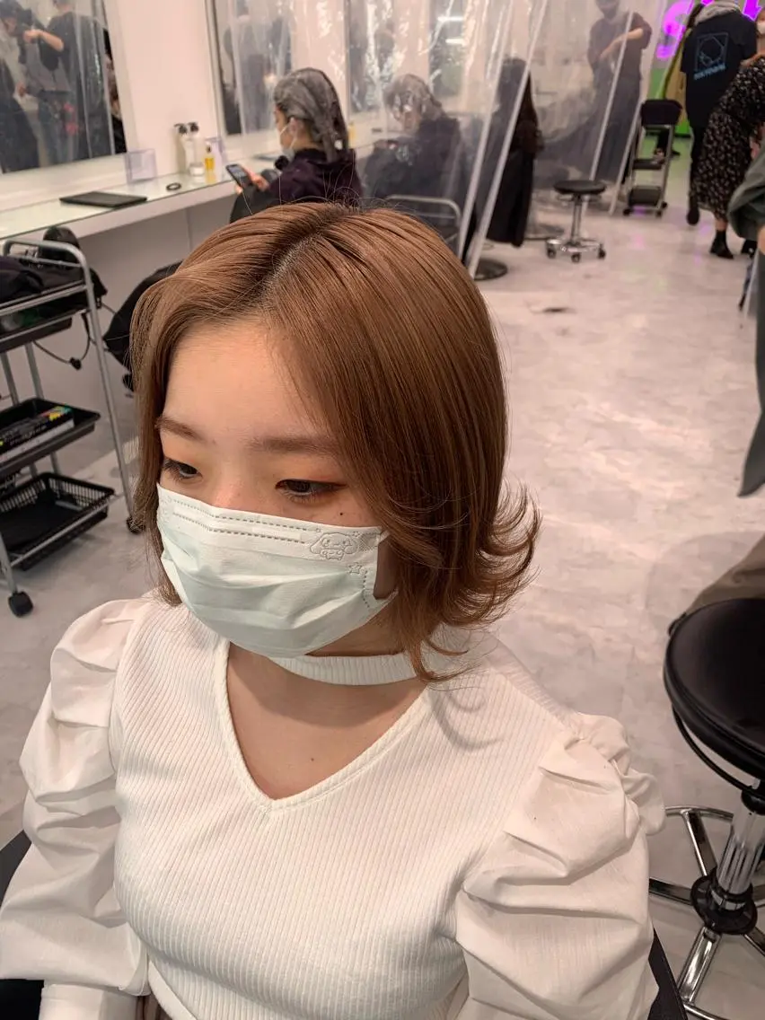 ショート カラー ヘアアレンジ ダブルカラー｜ なおき｜池袋美容師のヘアスタイル