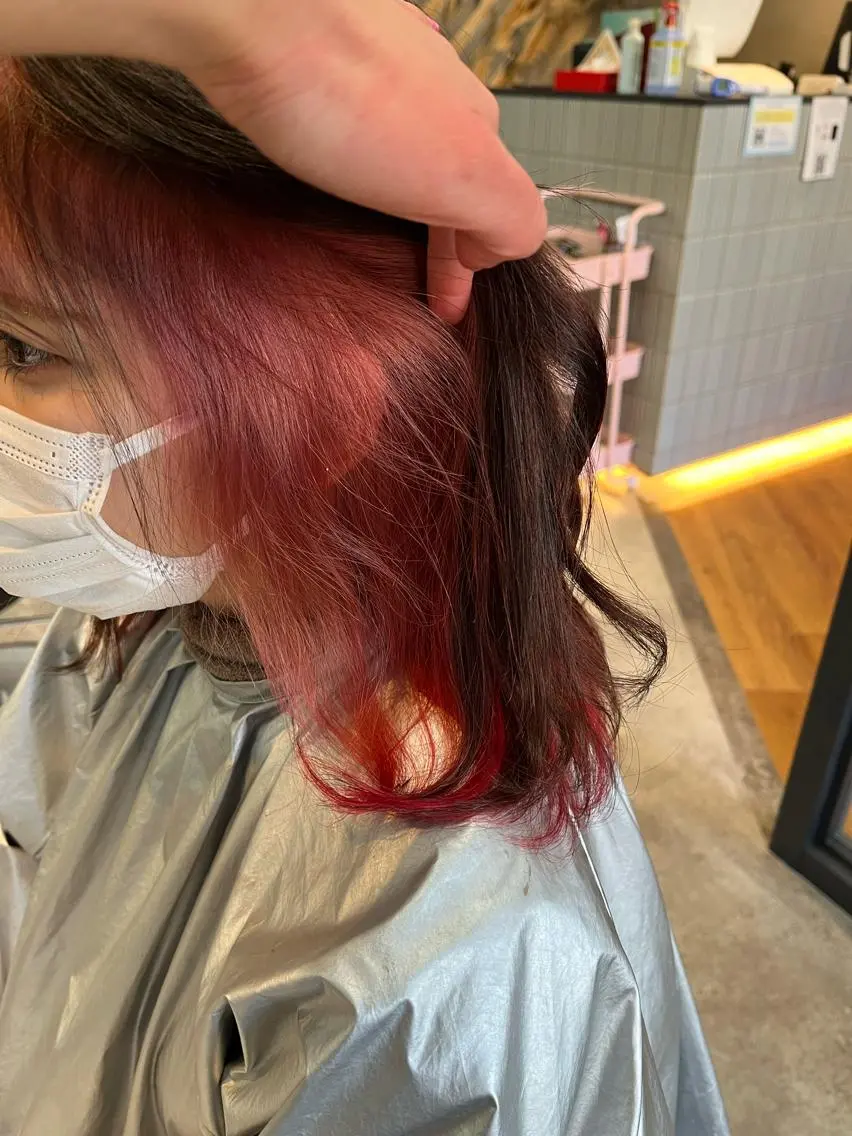 ロング ヘアカラー トリートメント 山本 みきのヘアスタイル