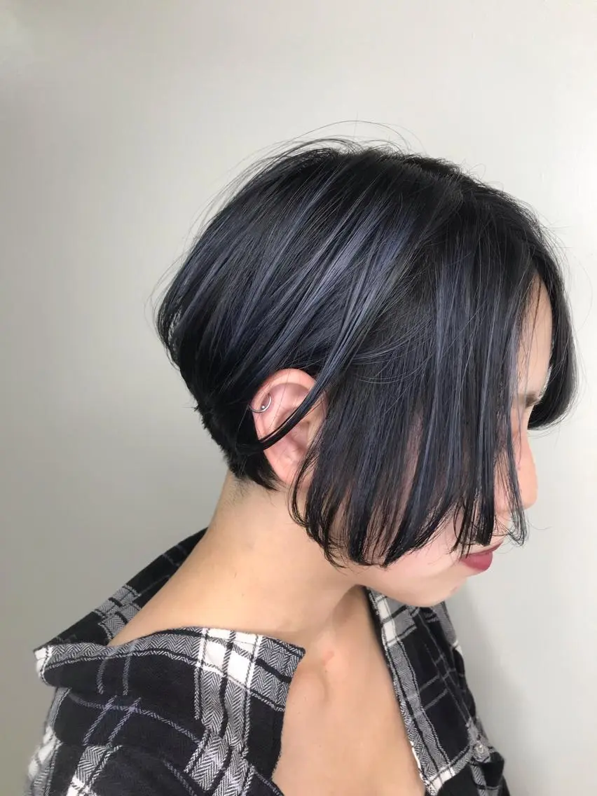ショート ハイライト エリアNo.1カラー ⭐️hikaru⭐️のヘアスタイル