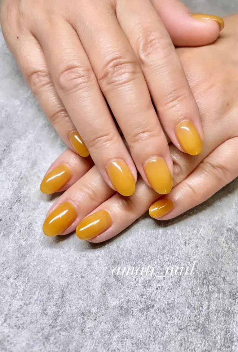 ネイル クリアネイル フットネイル ジェルネイル グラデーション ラメ(グリッター) ハンドネイル amati_nail TAKAKOのネイルデザイン
