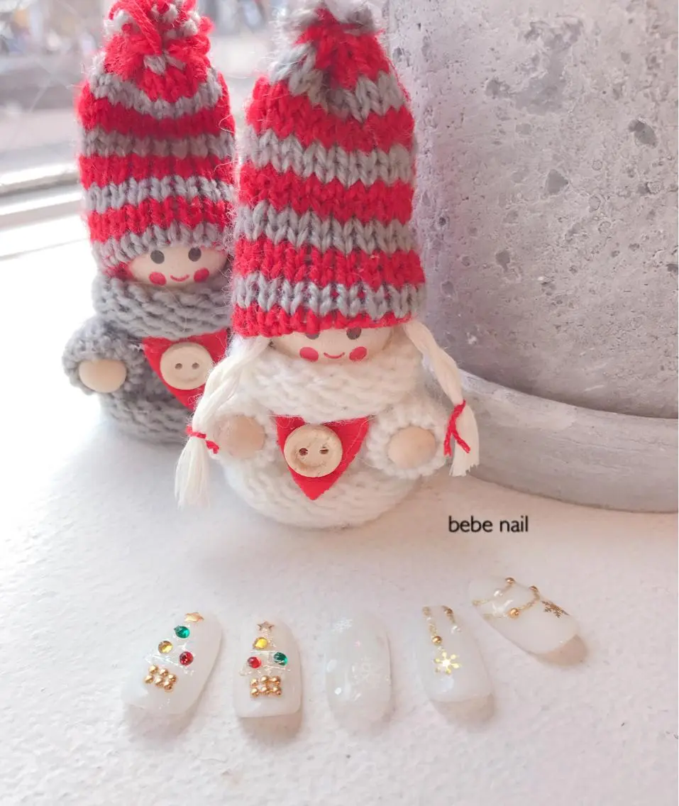 ネイル アートネイル 冬ネイル クリスマス Ann nailのネイルデザイン